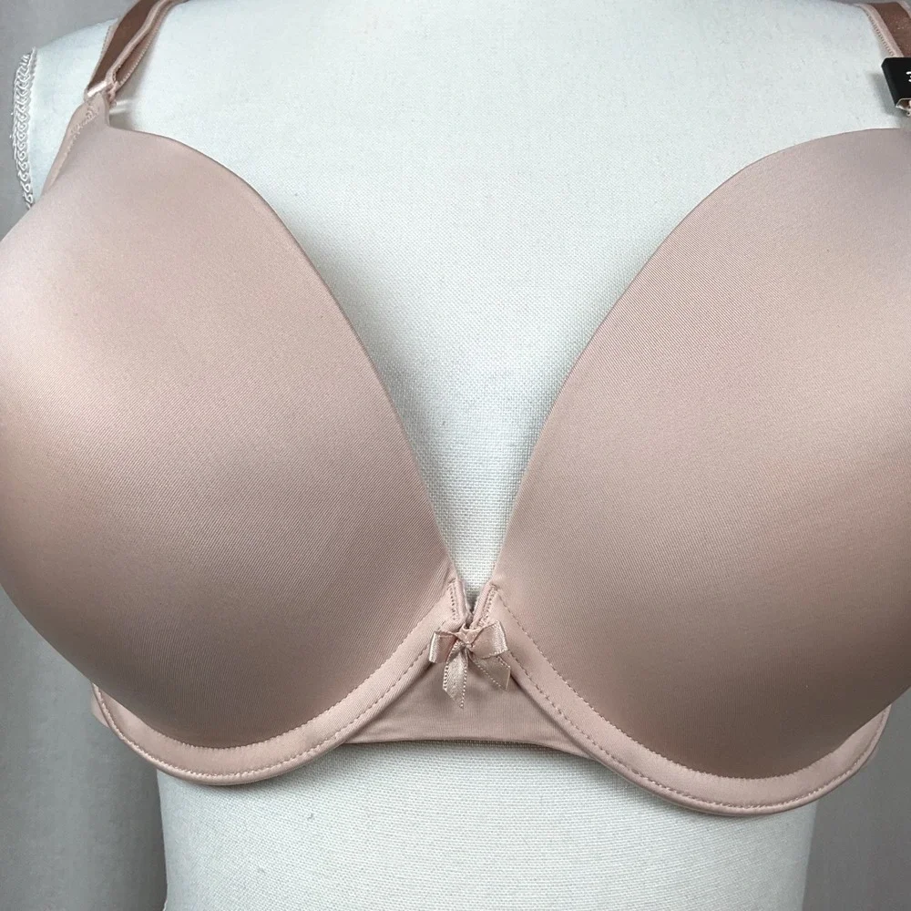 Torrid 38DDD Makeup Plunge Lightly Lined Everyday‎ Bra NWT